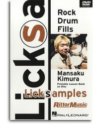 LickSamples: Mansaku Kimura - Rock Drum Fills (video škola hry na bicí)