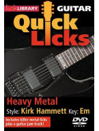 Lick Library: Quick Licks - Kirk Hammett (Metallica) Heavy Metal (video škola hry na kytaru)