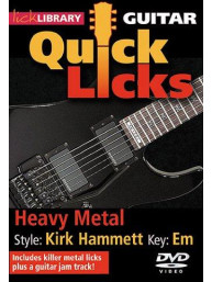 Lick Library: Quick Licks - Kirk Hammett (Metallica) Heavy Metal (video škola hry na kytaru)