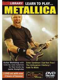 Lick Library: Learn To Play Metallica (video škola hry na kytaru)