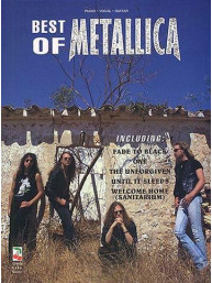 Best Of Metallica (noty na klavír, zpěv, akordy na kytaru)