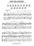Metallica: Ride The Lightning Guitar Tab Edition (tabulatury, noty, akordy, kytara)