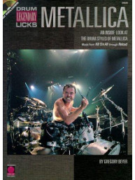 Metallica Legendary Licks Drums (noty na bicí) (+audio)