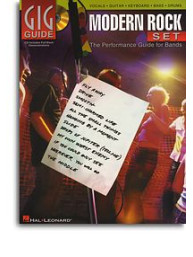 Gig Guide: Modern Rock Set (partitury, tabulatury, noty, akordy) (+audio)