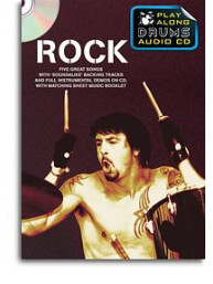 Play Along Drums Audio CD: Rock (noty, bicí) (+CD)