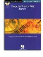 Hal Leonard Student Piano Library Adult Piano Method: Popular Favorites Book 1 (noty, sólo klavír) (+audio)