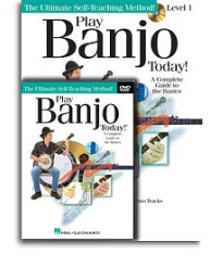 Play Banjo Today! Beginner's Pack (noty, tabulatury, banjo) (+CD & DVD)