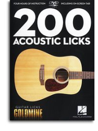 200 Acoustic Licks - Guitar Licks Goldmine (video škola hry na kytaru)