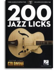 200 Jazz Licks - Guitar Licks Goldmine (video škola hry na kytaru)