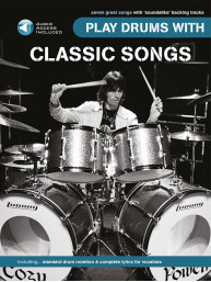 Play Drums With Classic Songs (noty, bicí) (+audio)