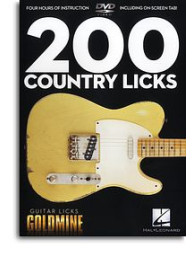 200 Country Licks - Guitar Licks Goldmine (video škola hry na kytaru)
