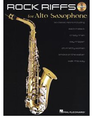 Rock Riffs - Alto Saxophone (noty, altsaxofon) (+audio)