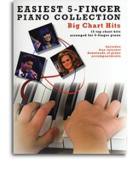 Easiest 5-Finger Piano Collection: Big Chart Hits (noty na pětiprstý klavír)