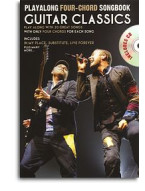 Playalong Four-Chord Songbook: Guitar Classics (akordy, texty, kytara) (+audio)