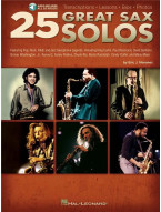 25 Great Sax Solos (noty na saxofon) (+audio)