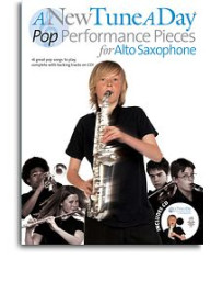 A New Tune A Day: Pop Performance Pieces - Alto Saxophone (noty, altsaxofon) (+audio)