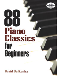 88 Piano Classics For Beginners (noty na snadný klavír)