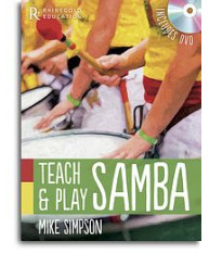 Mike Simpson: Teach And Play Samba (noty, perkuse) (+DVD)