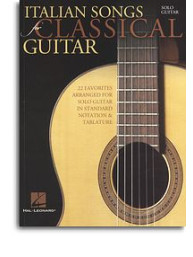 Italian Songs For Classical Guitar (noty, tabulatury, kytara)