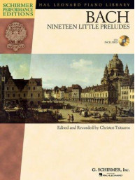 J.S. Bach: Nineteen Little Preludes / 19 malých preludií (noty na klavír) (+audio)
