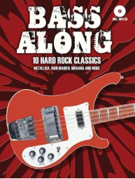 Bass Along – 10 Hard Rock Classics (noty, tabulatury na baskytaru) (+audio)