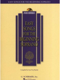 Easy Songs For The Beginning Soprano (noty, zpěv, soprán, klavír) (+audio)