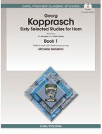 Georg Kopprasch: Sixty Selected Studies For Horn - Book 1 (noty, lesní roh) (+audio)