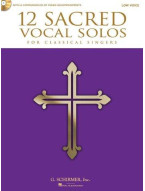 12 Sacred Vocal Solos (Low Voice) (noty, hluboký hlas, klavír)