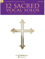 12 Sacred Vocal Solos (High Voice) (noty, vysoký hlas, klavír)