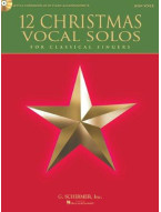 12 Christmas Vocal Solos - High Voice (noty, vysoký hlas, klavír) (+audio)