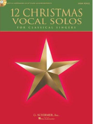 12 Christmas Vocal Solos - High Voice (noty, vysoký hlas, klavír) (+audio)