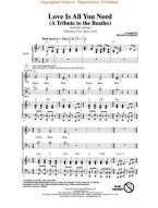 Love Is All You Need Medley - A Tribute to The Beatles (SATB) (noty, sborový zpěv) - SADA 5 ks