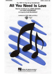 The Beatles: All You Need Is Love (SATB) (noty, sborový zpěv) - SADA 5 ks