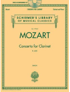 W.A. Mozart: Concerto For Clarinet K.622 - Clarinet/Piano (noty, klarinet, klavír) (+audio)