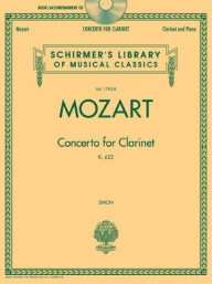 W.A. Mozart: Concerto For Clarinet K.622 - Clarinet/Piano (noty, klarinet, klavír) (+audio)