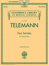 G.P. Telemann: Four Sonatas For Flute And Piano (noty, příčná flétna, klavír) (+audio)
