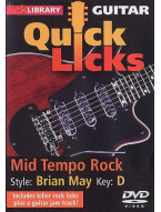 Lick Library: Quick Licks For Guitar Brian May (Queen) Mid Tempo Rock (video škola hry na kytaru)