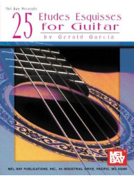 Gerald Garcia: 25 Etudes Esquisses for Guitar (noty na kytaru)