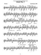 Gerald Garcia: 25 Etudes Esquisses for Guitar (noty na kytaru)