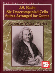 J. S. Bach: Six Unaccompanied Cello Suites Arranged For Guitar (noty na kytaru)