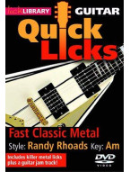 Lick Library: Quick Licks - Randy Rhoads Fast Classic Metal (video škola hry na kytaru)