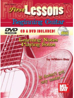 First Lessons Beginning Guitar - Notes & Solos (noty na kytaru) (+CD & DVD)