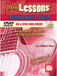 First Lessons Beginning Guitar - Notes & Solos (noty na kytaru) (+CD & DVD)
