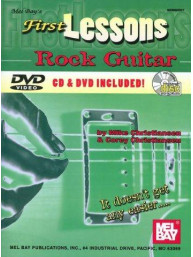 First Lessons Rock Guitar (noty na kytaru) (+CD & DVD)