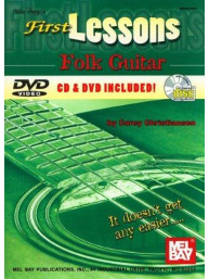 First Lessons Folk Guitar (noty na kytaru) (+CD & DVD)