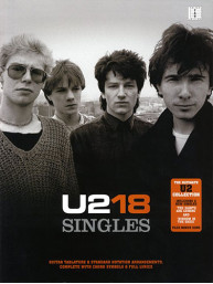 U2: 18 Singles (tabulatury, noty, kytara)
