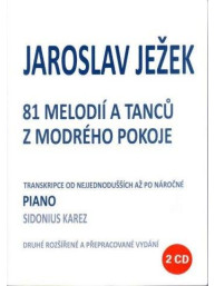 Jaroslav Ježek: 81 melodií z modrého pokoje (noty, akordy)