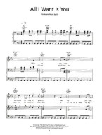 U2: The Piano Collection (noty, akordy, texty, klavír, kytara, zpěv)