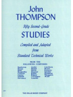 John Thompson's Modern Course For Piano: Fifty Second Grade Studies (noty, sólo klavír)