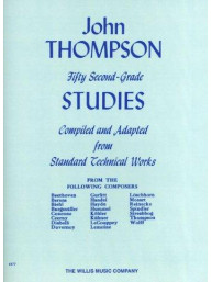 John Thompson's Modern Course For Piano: Fifty Second Grade Studies (noty, sólo klavír)